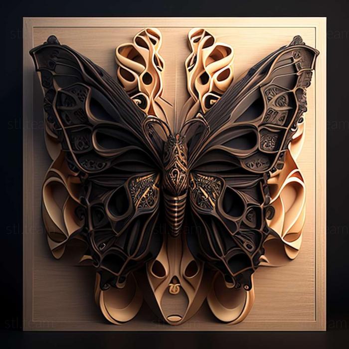 3D модель Papilio alcmenor (STL)